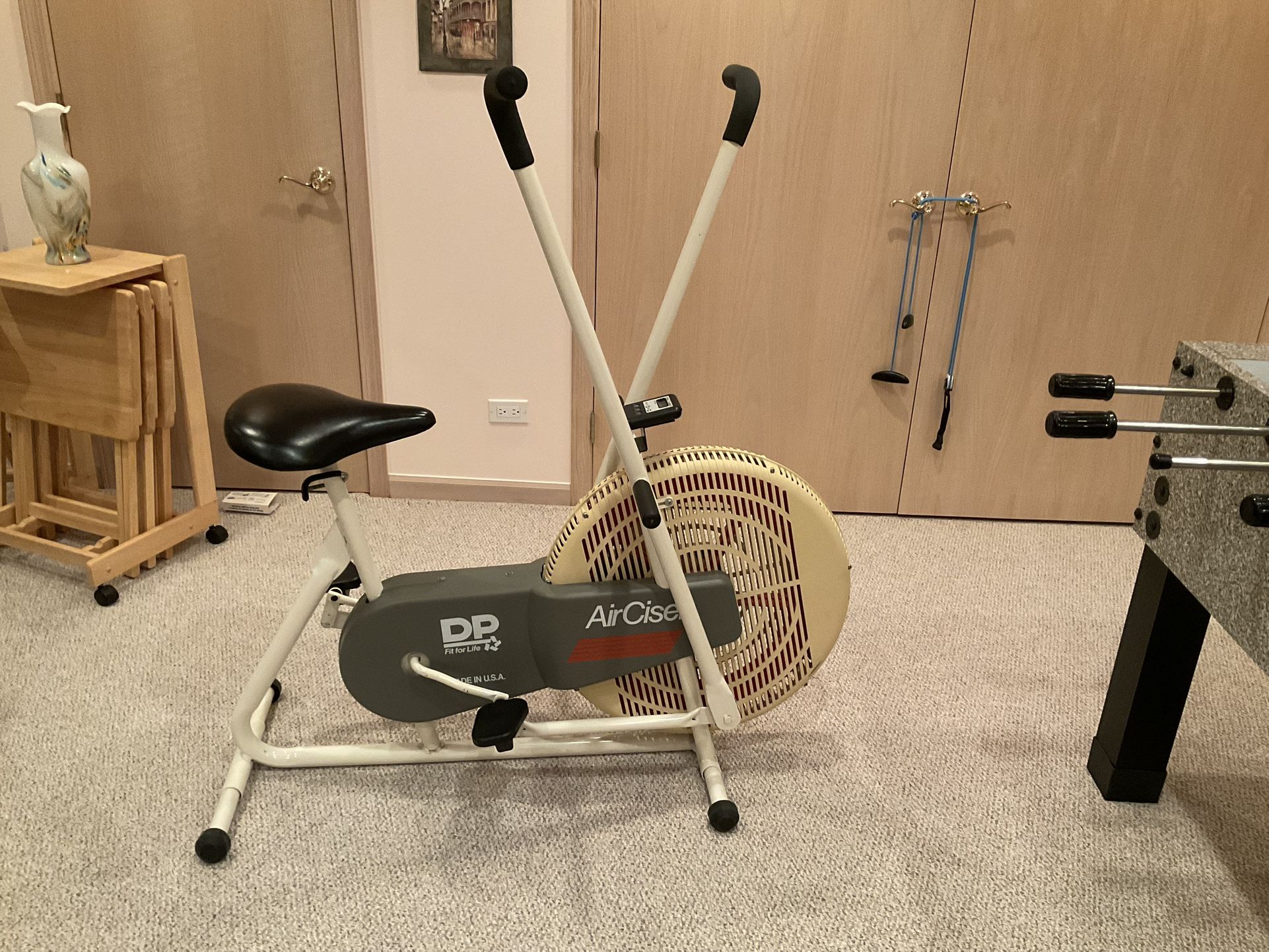 Air Ciser Exercise Bicycle With Fan In Front Wheel