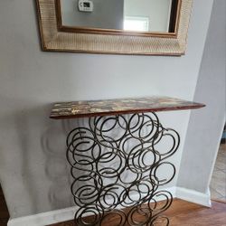 Decorative Wine Rack /  Console Table