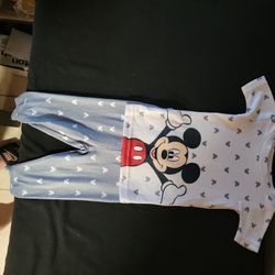 Baby mickey p j set