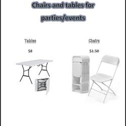 Chairs & tables