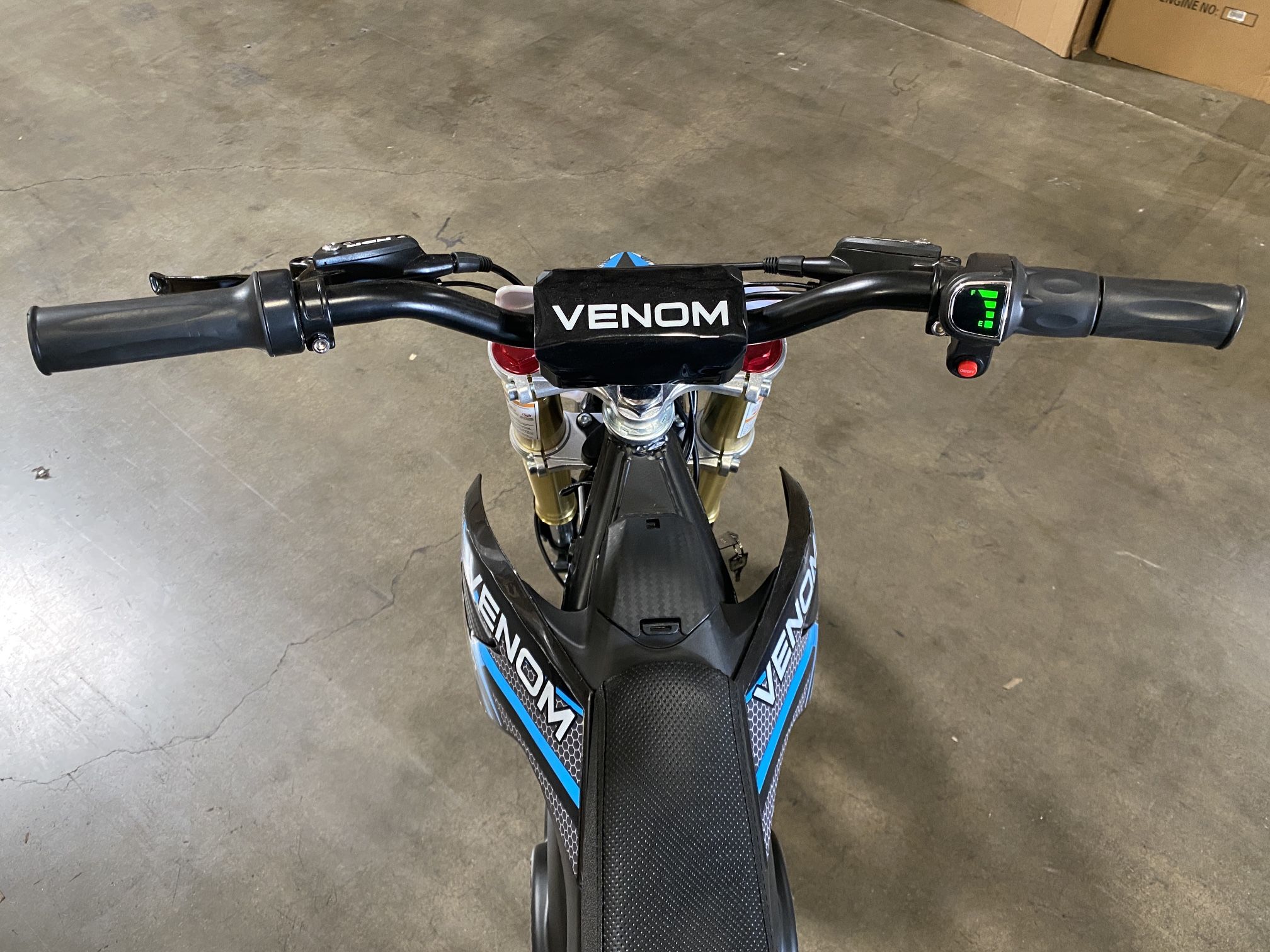 Venom 1500W Pro Electric Dirt Bike 48V LITHIUM BATTERY POWERED for Sale