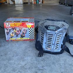 Motorcycle Chest Protector And Popchocks