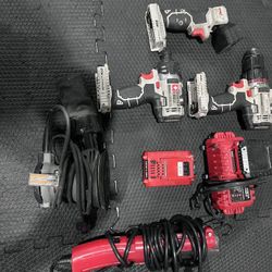 Battery Drill, Impact And Flashing 