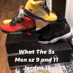 Air Jordan 5 Retro Men Sizes 9 & 11, Air Jordan 11 Retro Men Sizes 10 & 12 Brand New .