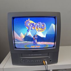 13” TOSHIBA VCR/CRT TV COMBO (MV13N3) RETRO GAMING