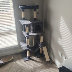 Topeakmart  62 Inch Multilevel Large Cat Tree Tower