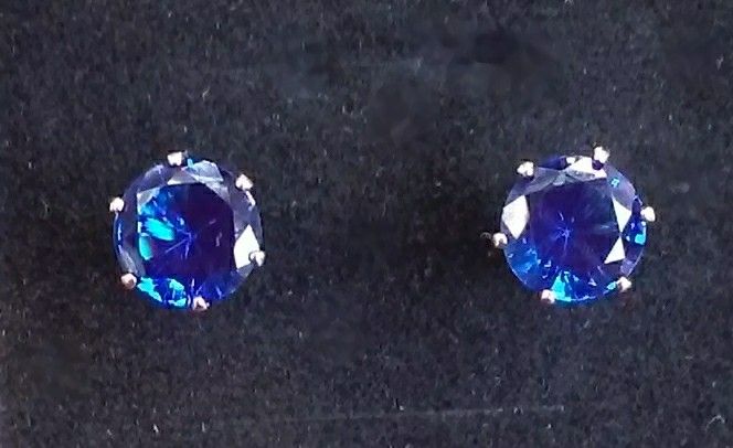 Blue Tanzanite earrings