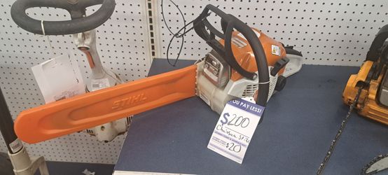 Stihl Gas Chainsaw with Bar Cover