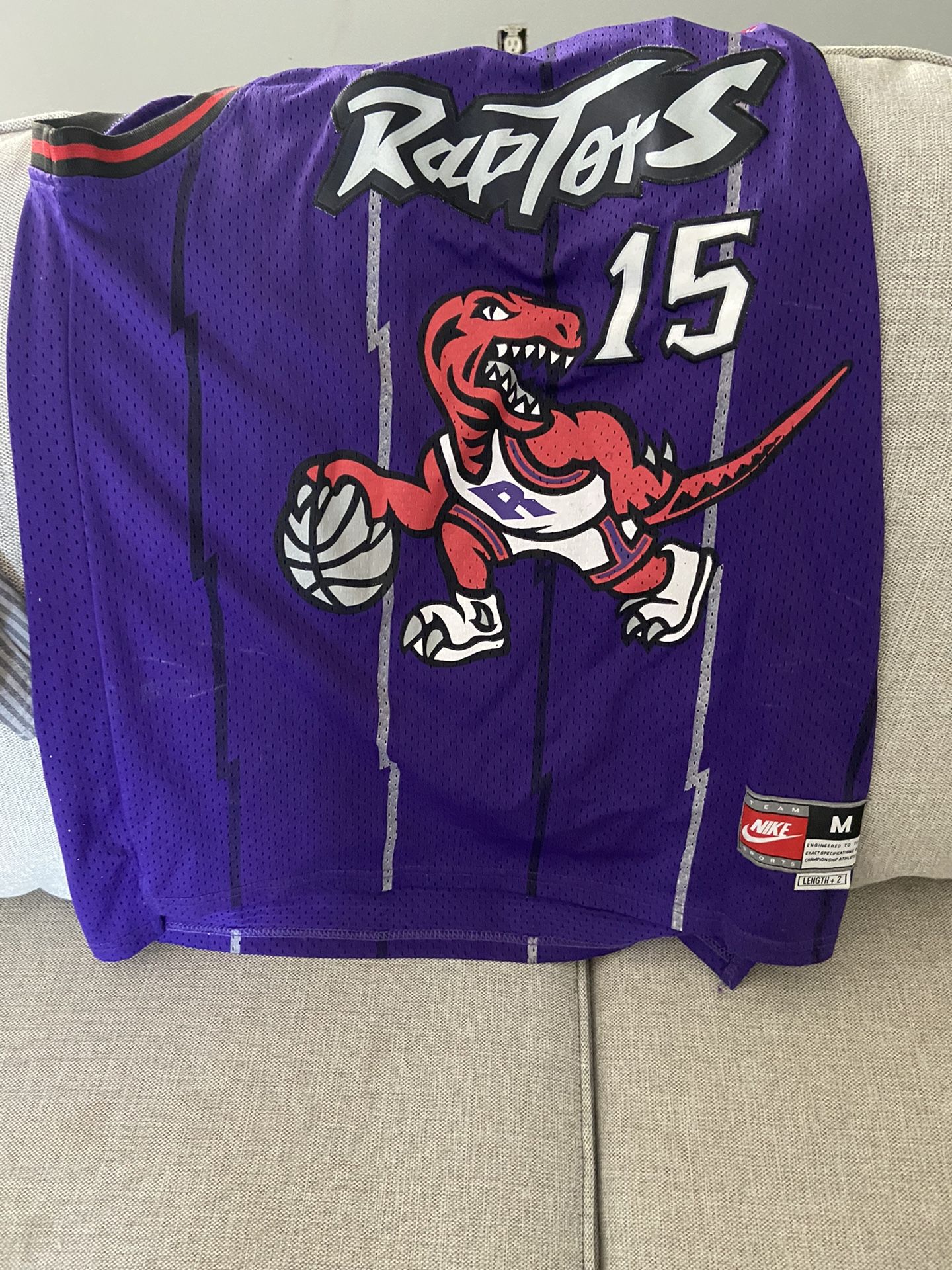 Vince Carter Throw Back Jersey Size Medium