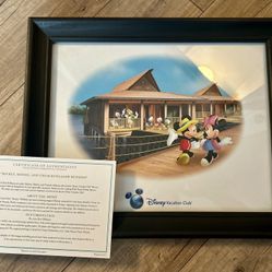 Mickey, Minnie, & Their Bungalow Buddies   Signed by The Artist