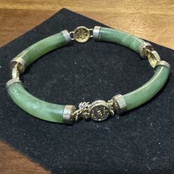 Jade Bracelet 18k Plated
