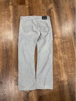 Levi's 514 grey corduroy jeans Size 36x32