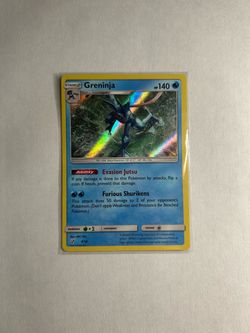 Pokemon cards Greninja Detective Pikachu 9 LP