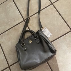 Dark Olive Green Faux Leather Bag Retails For $60 Gloria Vanderbilt NWTS