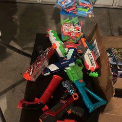 Eight Nerf guns and bullets  25  all of them located in Henderson