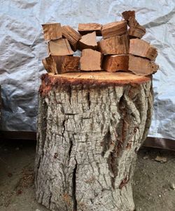 Red Oak Firewood Chunks