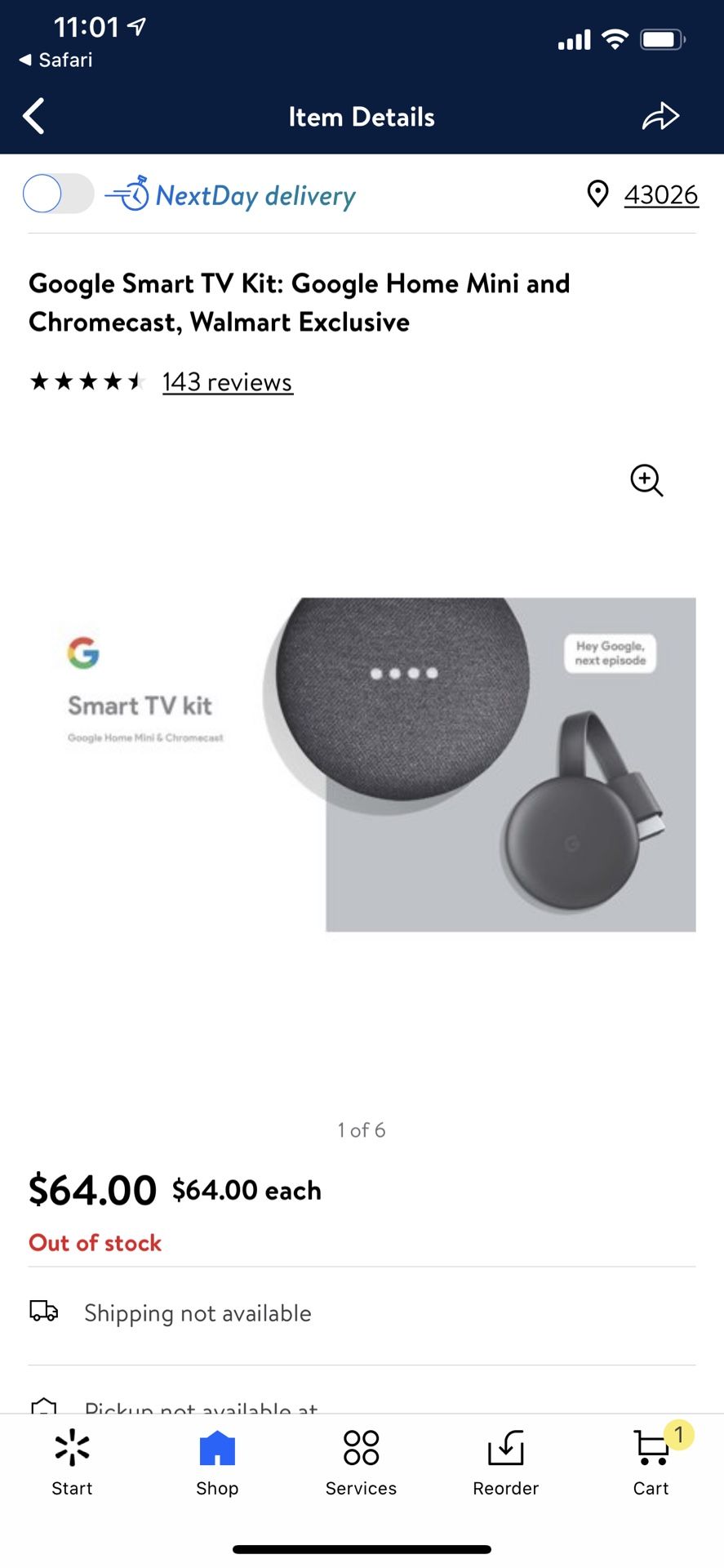 Google Smart TV Kit: Google Home Mini and Chromecast - Brand New