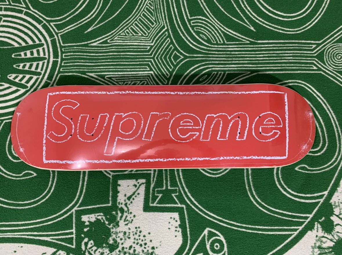 Supreme Kaws Chalk Box Logo Deck