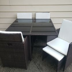 Space Saving Patio Set