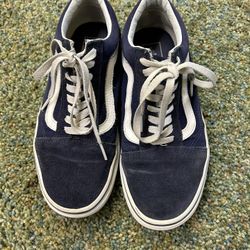 Blue Vans mens 7