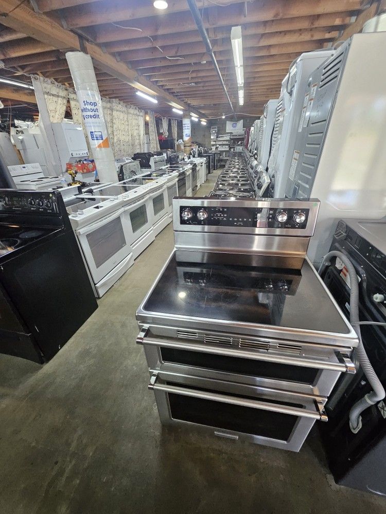 Huge Liquidation Sale Warehouse Full Of Nice Like Brand New Washer Dryer Refrigerator Oven Stove Stackable Free Warranty Only 65for Financing 90day TO