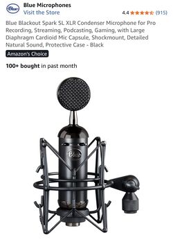 Blue Microphone And Stand