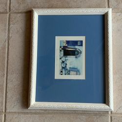 Blue And White Print By Rosino Wachtmeister