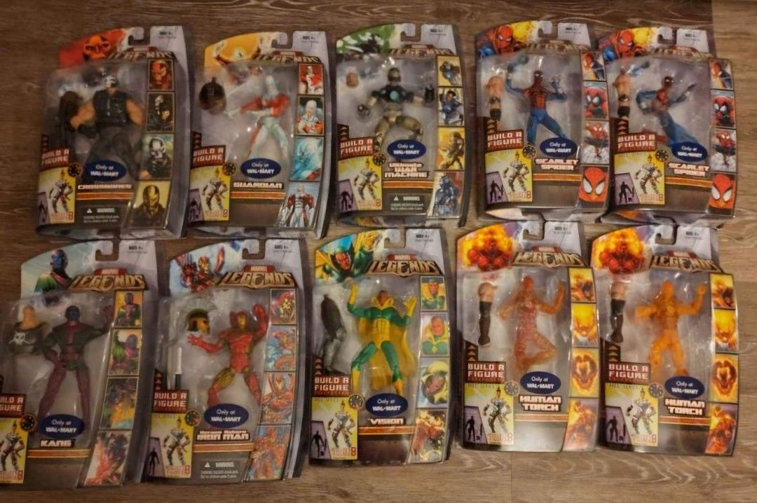 Marvel Legends Ares BAF Complete 2007 Set + Variations 