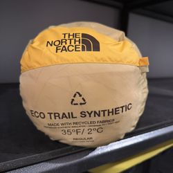 North face camping sleep bag
