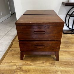 Matching Mid-Century Style Nightstands — Sturdy + Great Storage! (Set of 2)