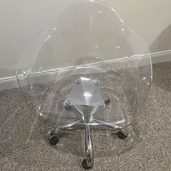 Lucite office chair