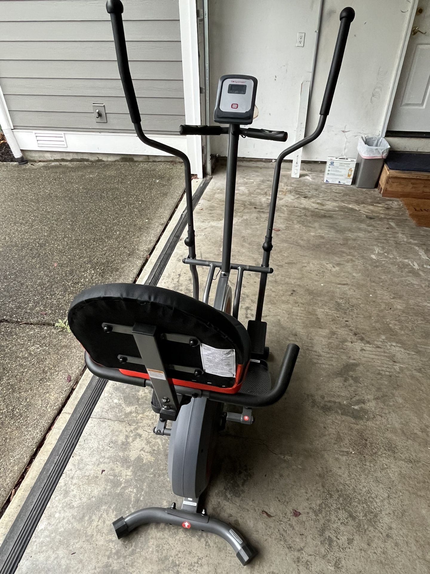 Exercise Bike, 3in1 Body Power Trio Trainer, Like New for Sale in