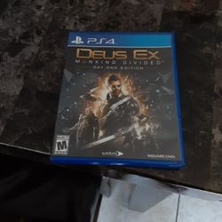 Brand New Deus Ex Ps4 Game! Not Scratched.