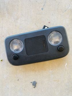 13-14 FORD MUSTANG OVERHEAD DOME MAP READING LIGHT BLACK OEM