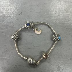 Pandora Bracelet W/ Charms 