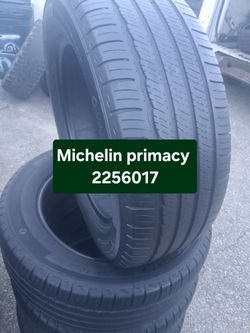 4 used Michelin Primacy Tires 225/60/17