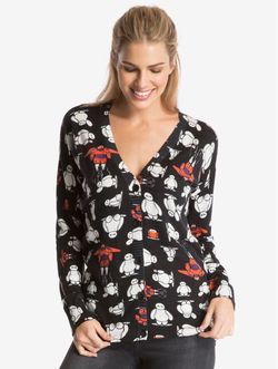 Disneyland Pixar Big Hero 6 Baymax Cardigan Sweater