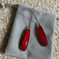 Beautiful Crimson Earrings
