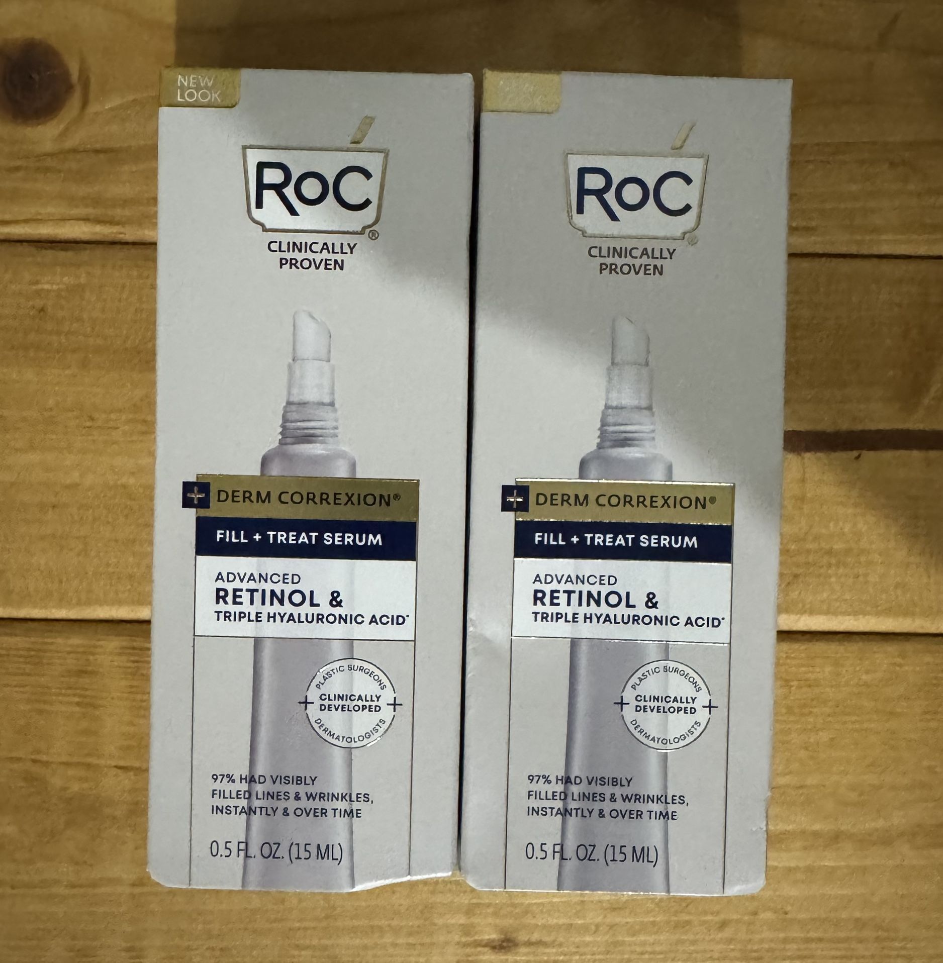 RoC Derm Correxion Fill + Treat Advanced Retinol Serum 2ct