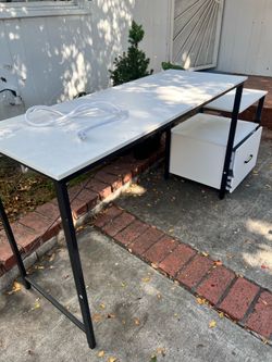 Office desk, L desk, used home office table
