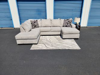 Dual Chaise Sectional Sofa Excellent Condition FREE DELIVERY