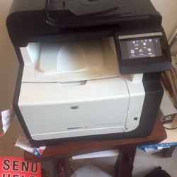 Laser Jet Pro Color Printer With Four Cartridges