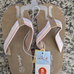 Cat And Jack Girls Tan Sandals