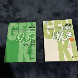 Genki Textbook & Workbook (pick Up Only) 