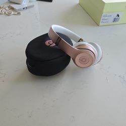 Rose Gold Beats Headphone 