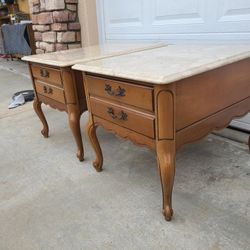 Vintage  Bassett Tables Marble Top