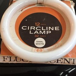 Circline fluorescent bulb