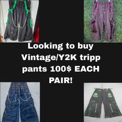 Looking to buy Vintage/Y2K tripp nyc pants