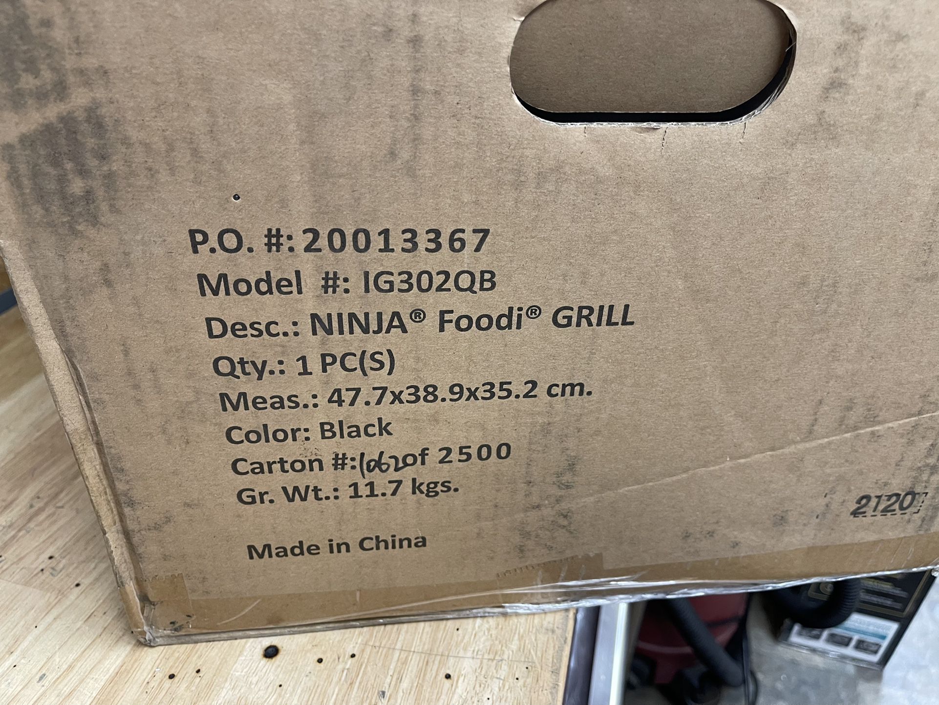 Ninja Foodi 6-qt Indoor Grill with Air Fry,Skewers & Roast Rack