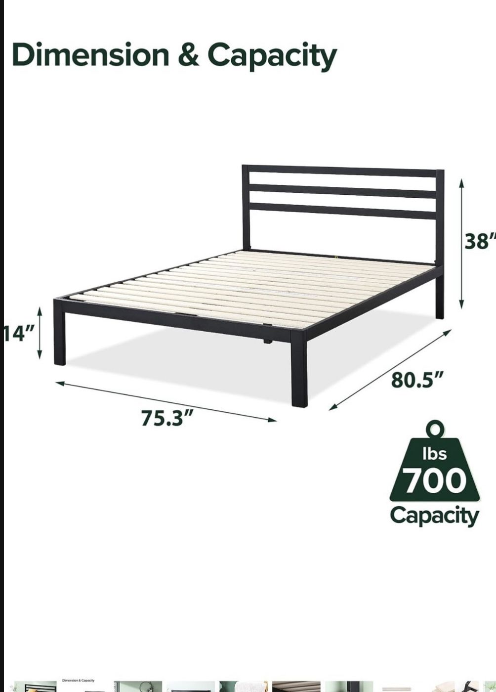 King Size Bed Frame.
